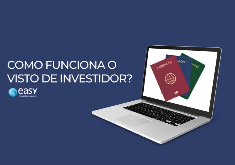 banner com texto "como funciona o visto de investidor"