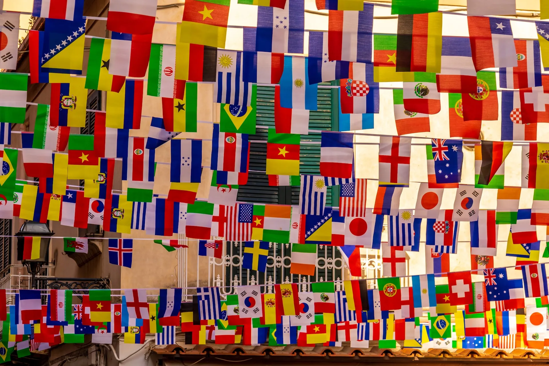 bandeira de diversos países