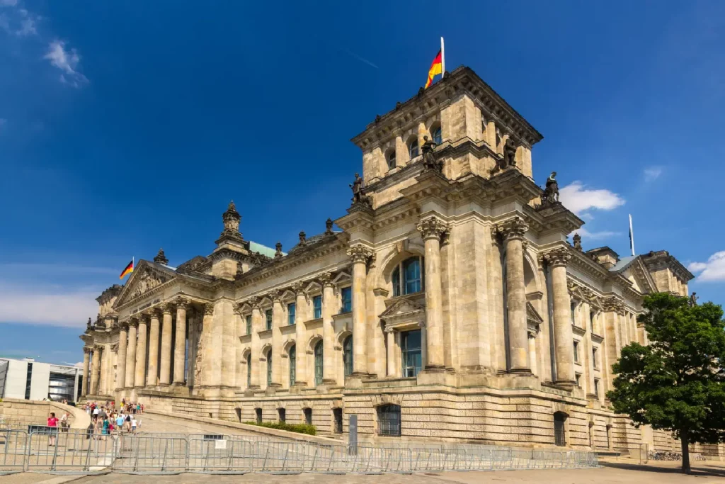 Edifício Reichstag em Berlim para representar a cidadania alemã