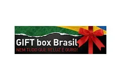Imagem multicolorida com a frase gift box Brasil