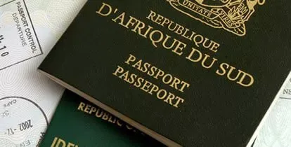 Imagem de um passaporte